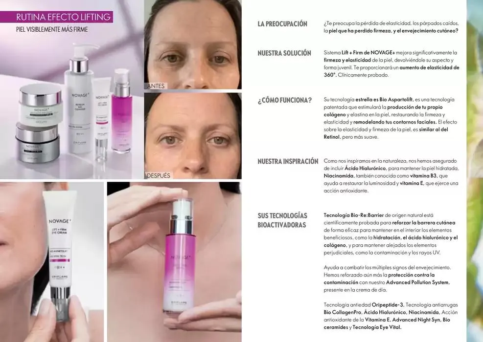 Catálogo de Oriflame Guía de Producto Novage+ 2025 10 de marzo al 7 de abril 2025 - Página 8