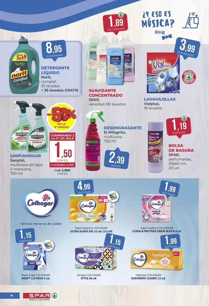 Catálogo de Catálogo Spar Gran Canaria 7 de marzo al 20 de marzo 2025 - Página 18