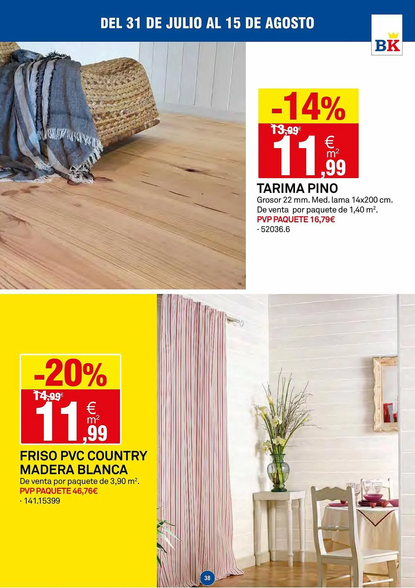 Catálogo de Folleto Bricoking 31 de julio al 3 de agosto 2023 - Página 38