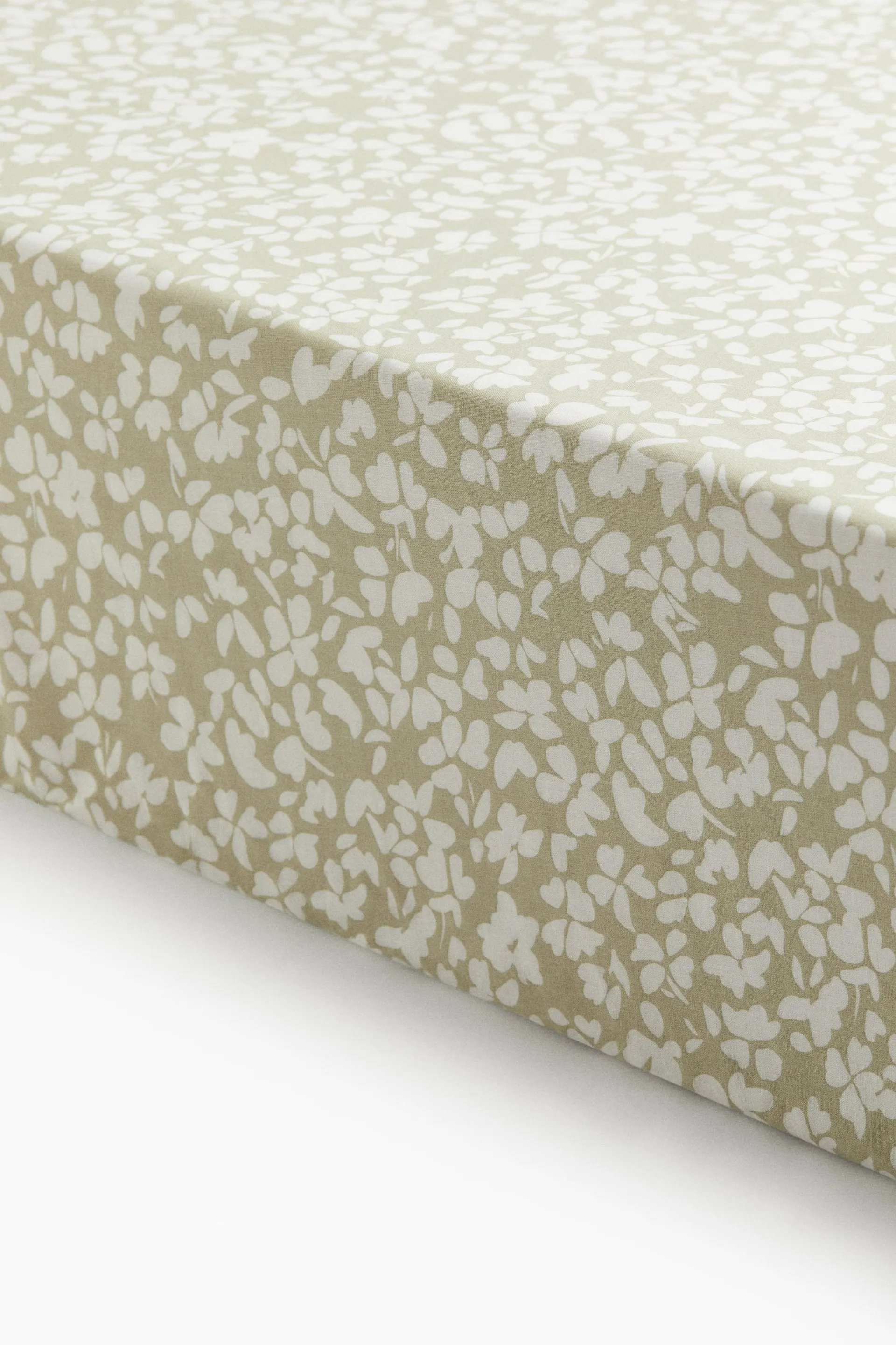 Sábana bajera de algodón con estampado