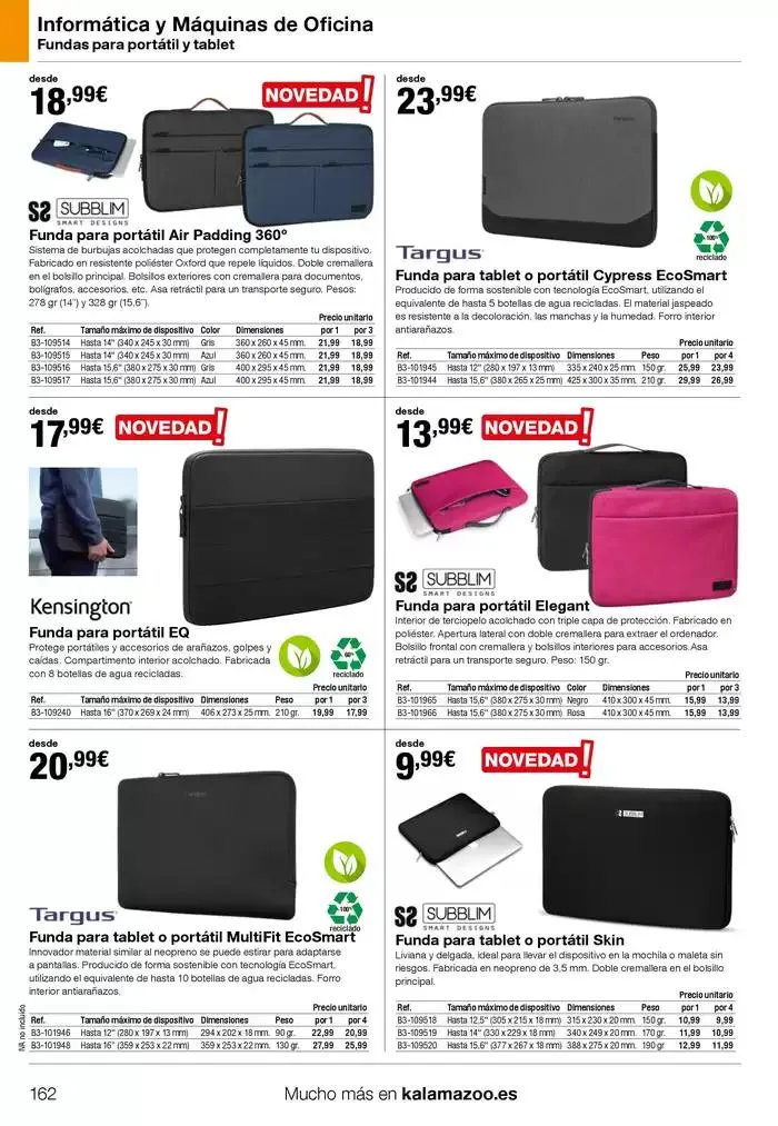 Catálogo de Staples Kalamazoo Catálogo General 9 de enero al 30 de septiembre 2025 - Página 162