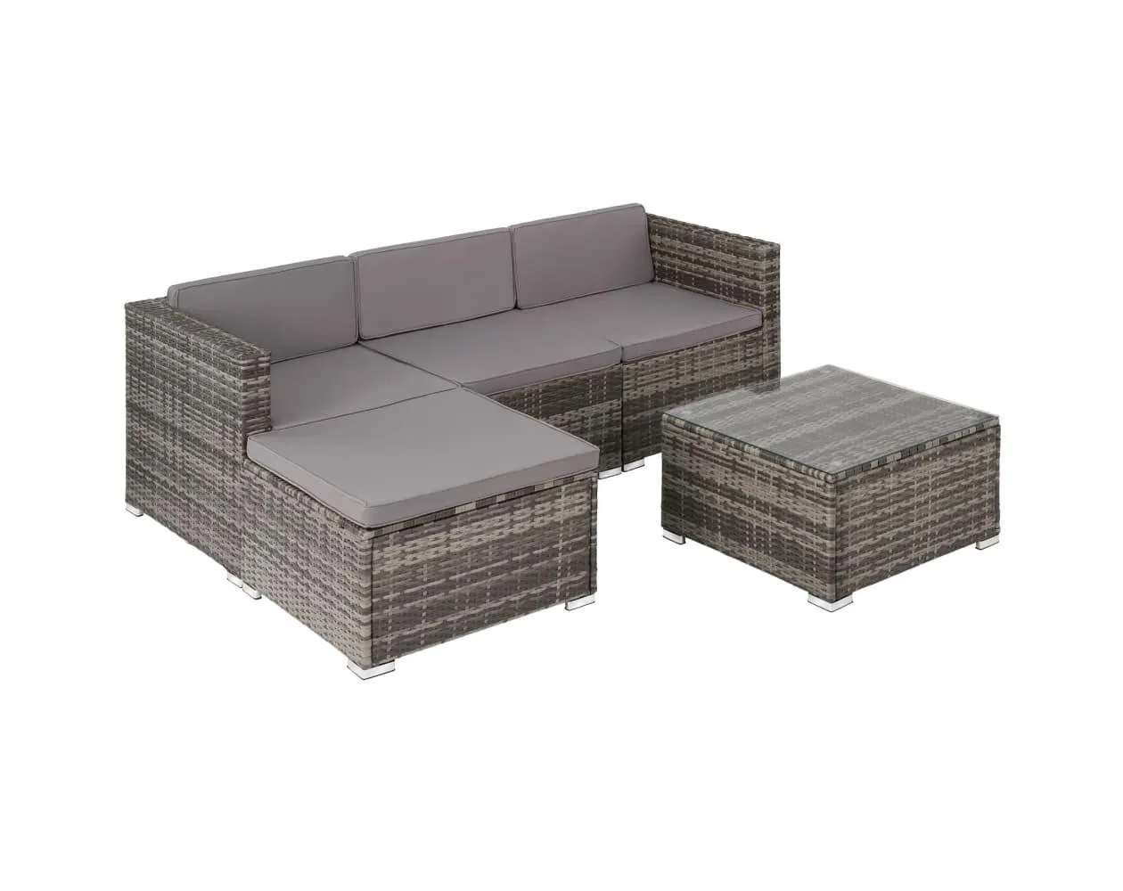 Conjunto de ratán lignano