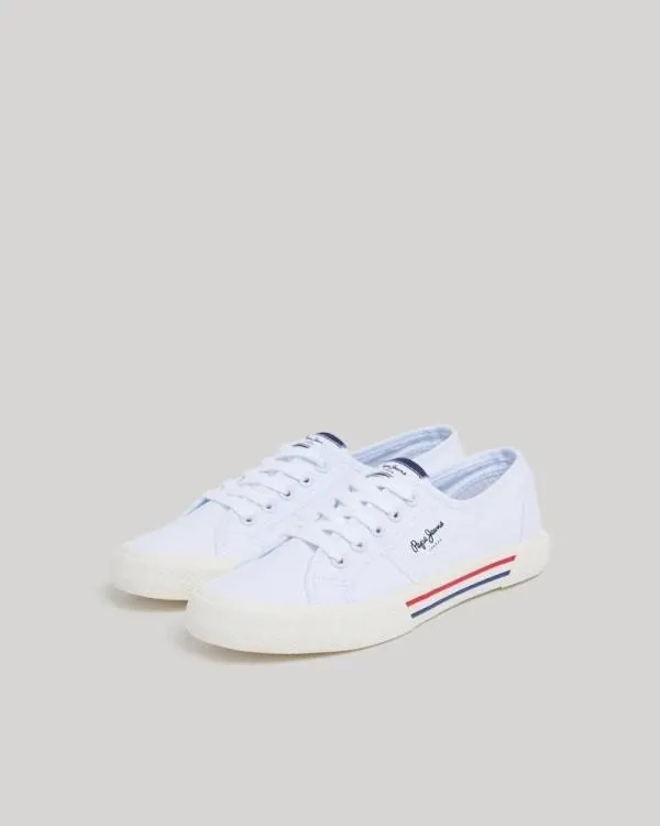 Zapatillas Bajas Mujer Blanco PLS31287 BRADY BASIC W