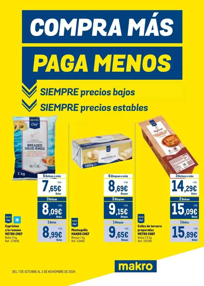 Catálogo de Compra más, paga menos - Centro 8 de octubre al 3 de noviembre 2024 - Página 1