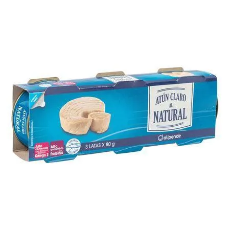 Atún claro Alipende pack 3 al natural