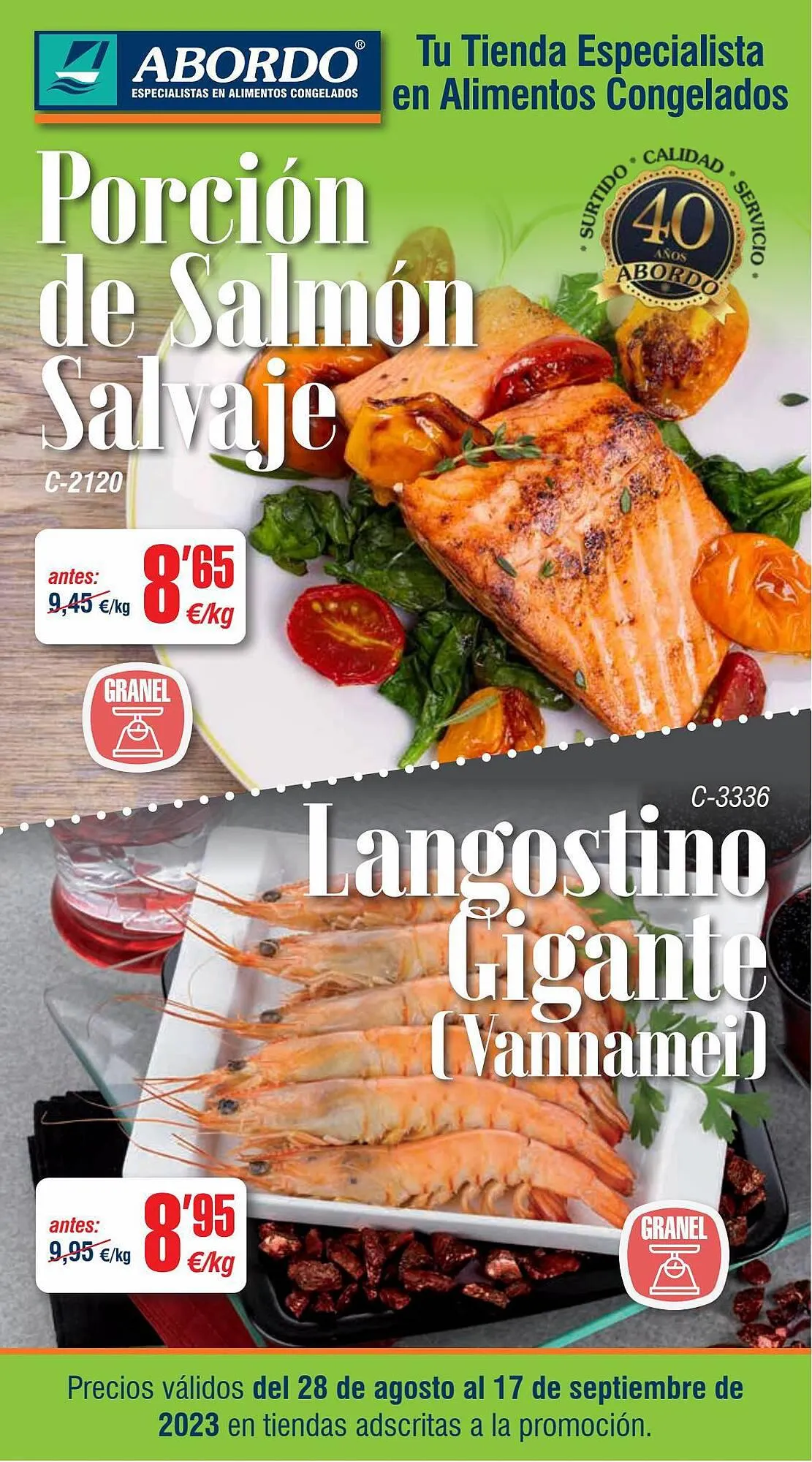 Catálogo de Folleto Abordo 28 de agosto al 17 de septiembre 2023 - Página 1