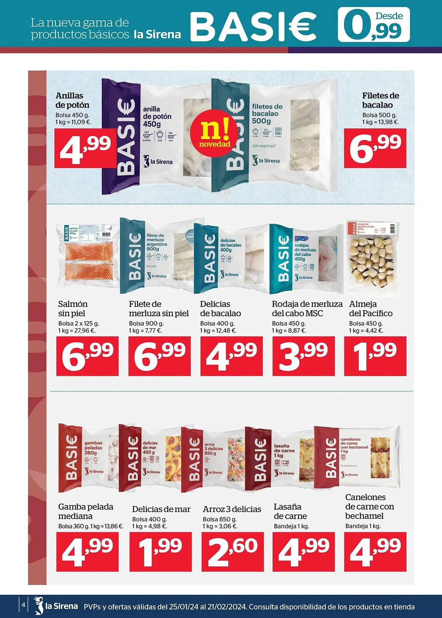 Catálogo de Folleto La Sirena 25 de enero al 21 de febrero 2024 - Página 4