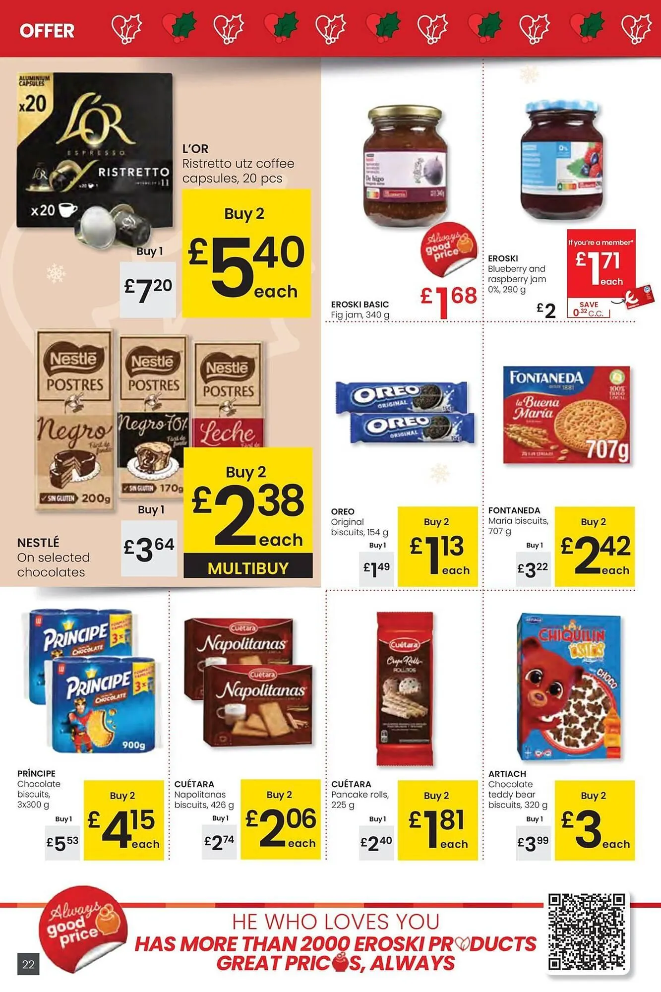 Catálogo de Folleto Eroski 18 de diciembre al 31 de diciembre 2025 - Página 22