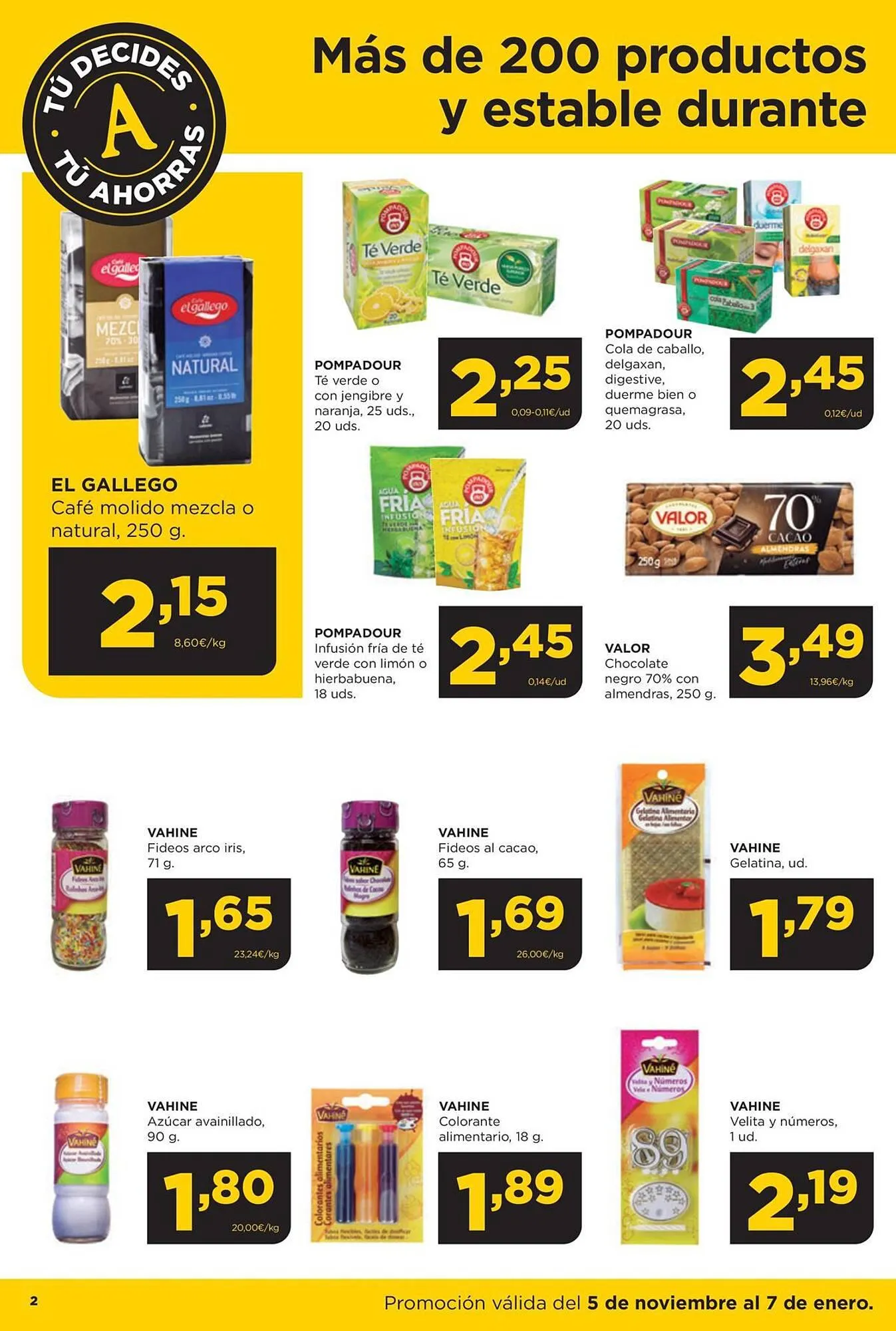 Catálogo de Folleto Alimerka 5 de noviembre al 7 de enero 2024 - Página 2