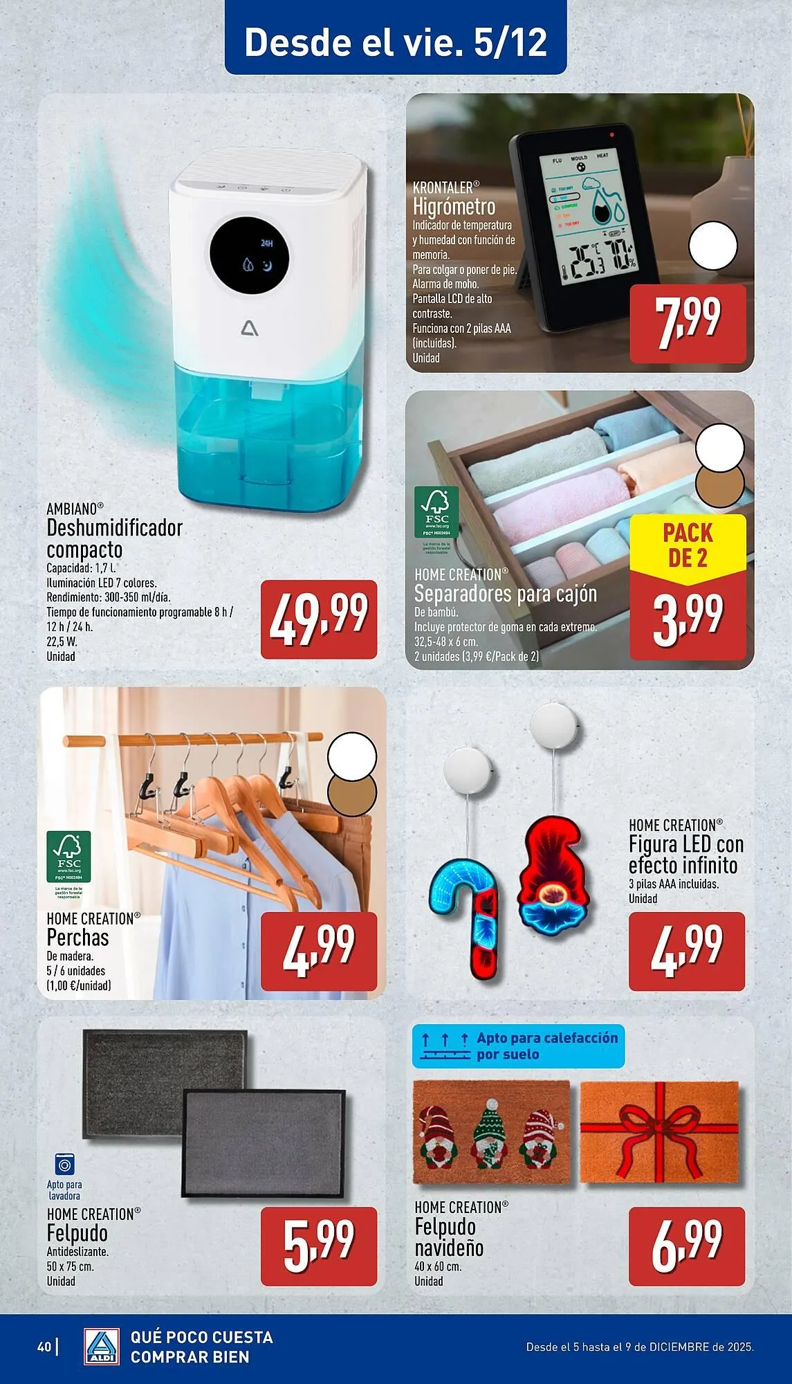 Catálogo de Folleto ALDI 1 de diciembre al 7 de diciembre 2025 - Página 40