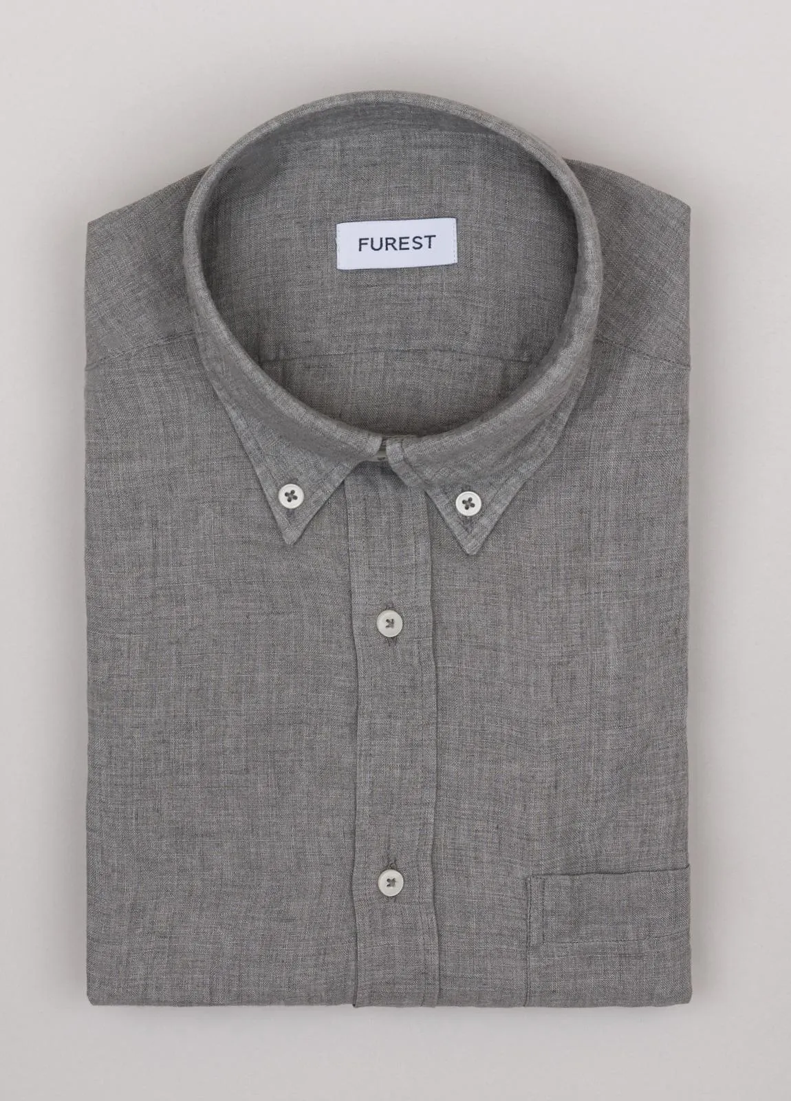 Camisa sport FUREST COLECCIÓN lino kaki