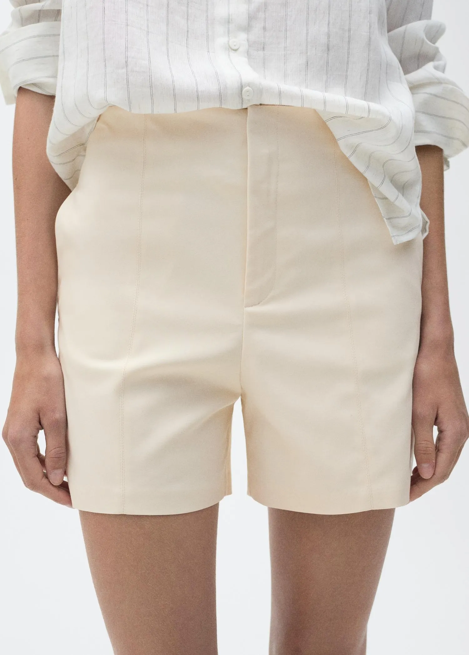 Shorts algodón tiro alto