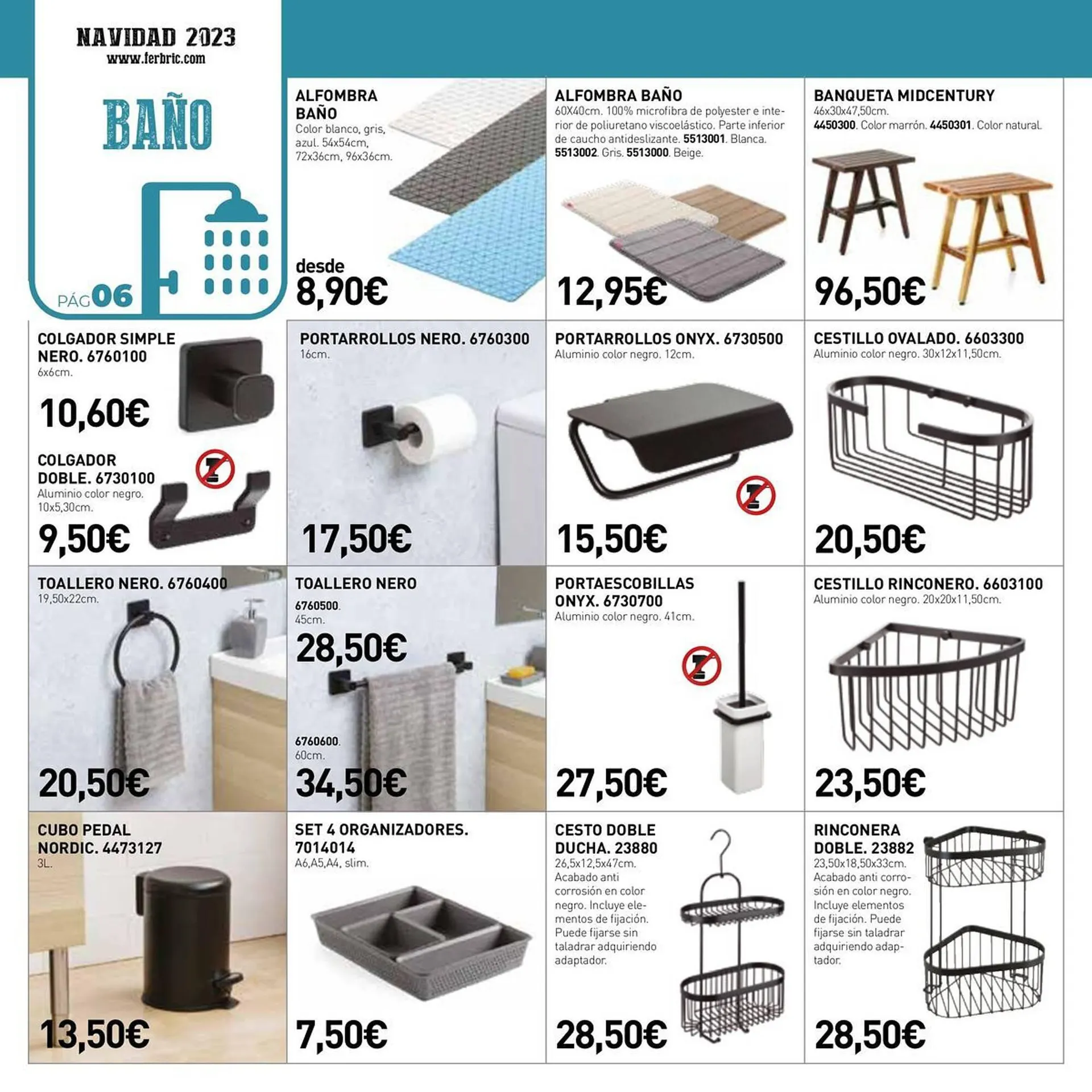 Catálogo de Folleto Ferbric 31 de octubre al 13 de enero 2024 - Página 6