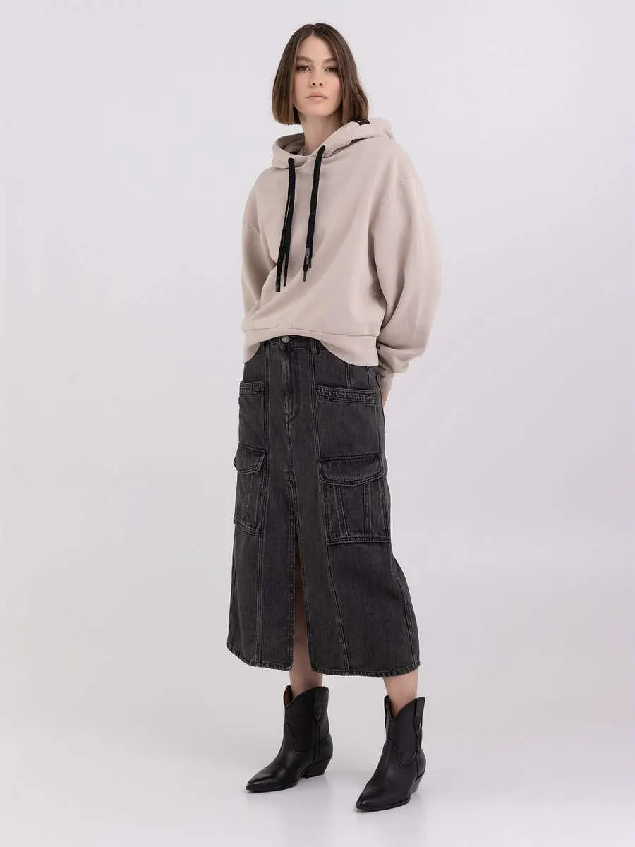 Sudadera oversize con estampado