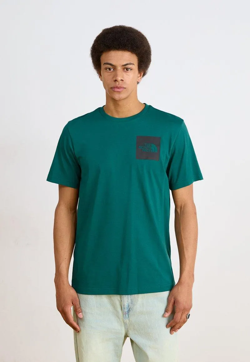 M S/S FINE - Camiseta estampada - deep nori