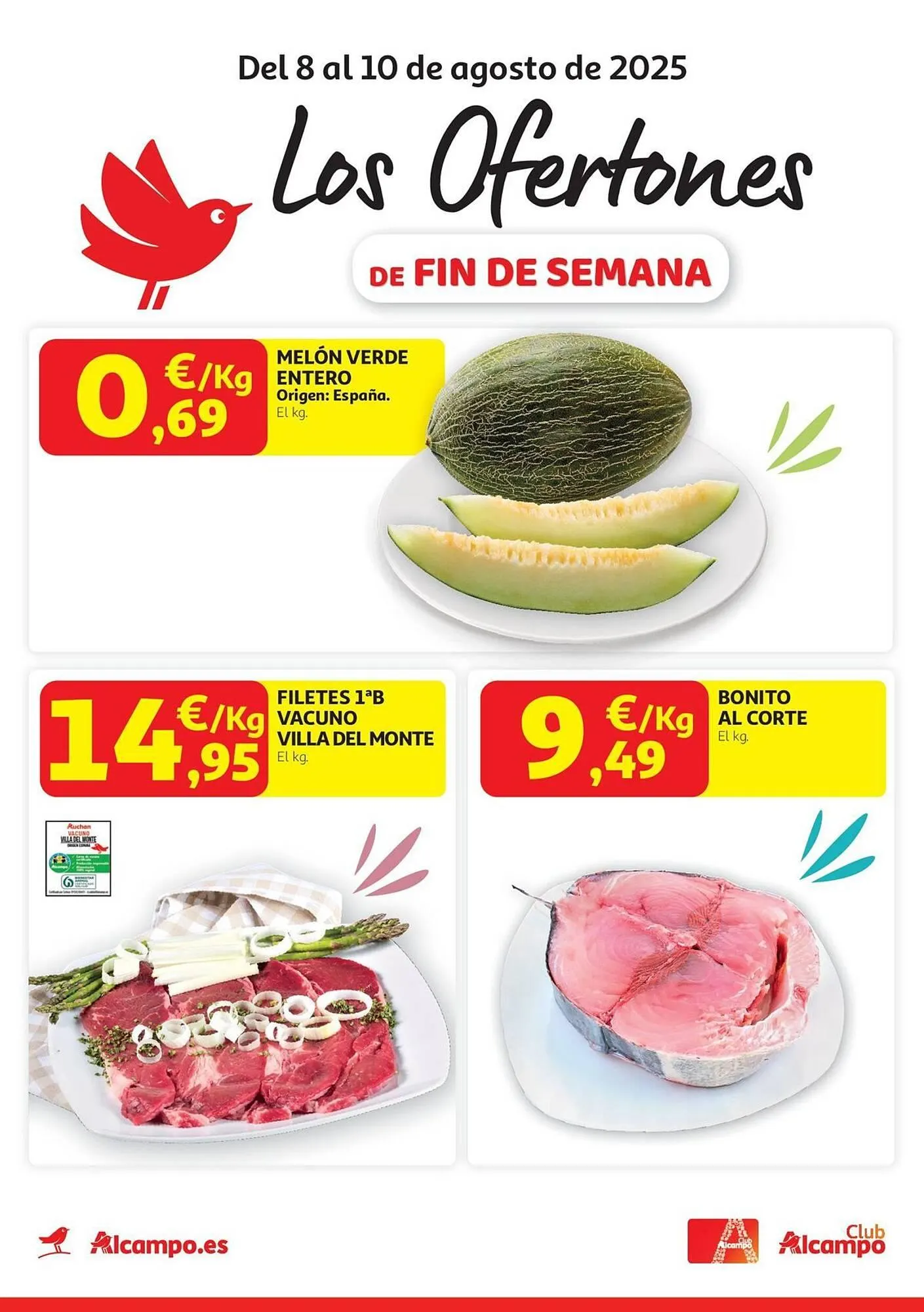 Catálogo de Folleto Alcampo 8 de agosto al 10 de agosto 2025 - Página 1