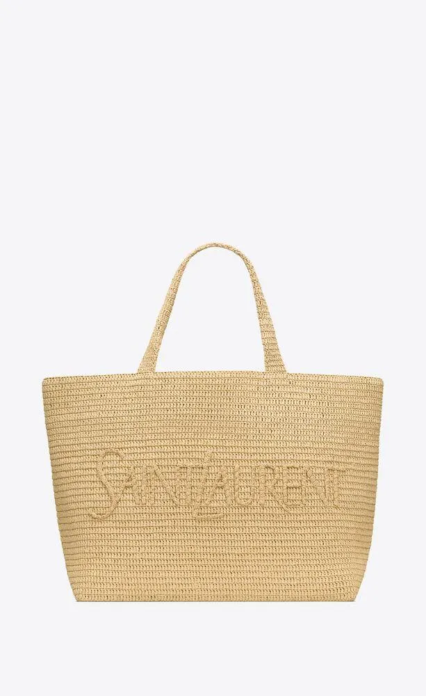 bolso tote saint laurent de rafia