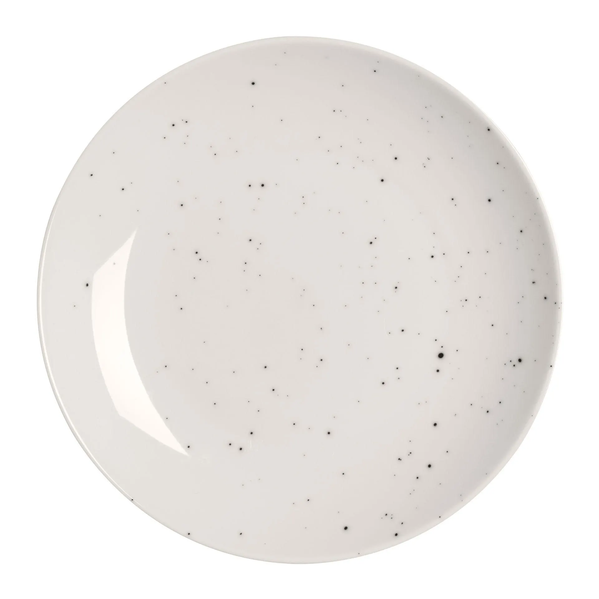 Plato Freckle Ø20 cm blanco