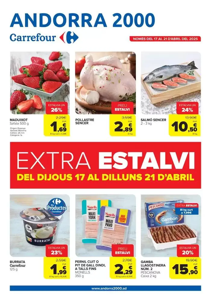 Extra Estalvi: Del dijous 17 al dilluns 21 d’abril - 1