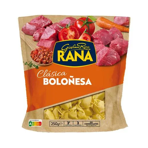 RANA Tortellini de pasta fresca al huevo a la boloñesa RANA Clásica 250 g.