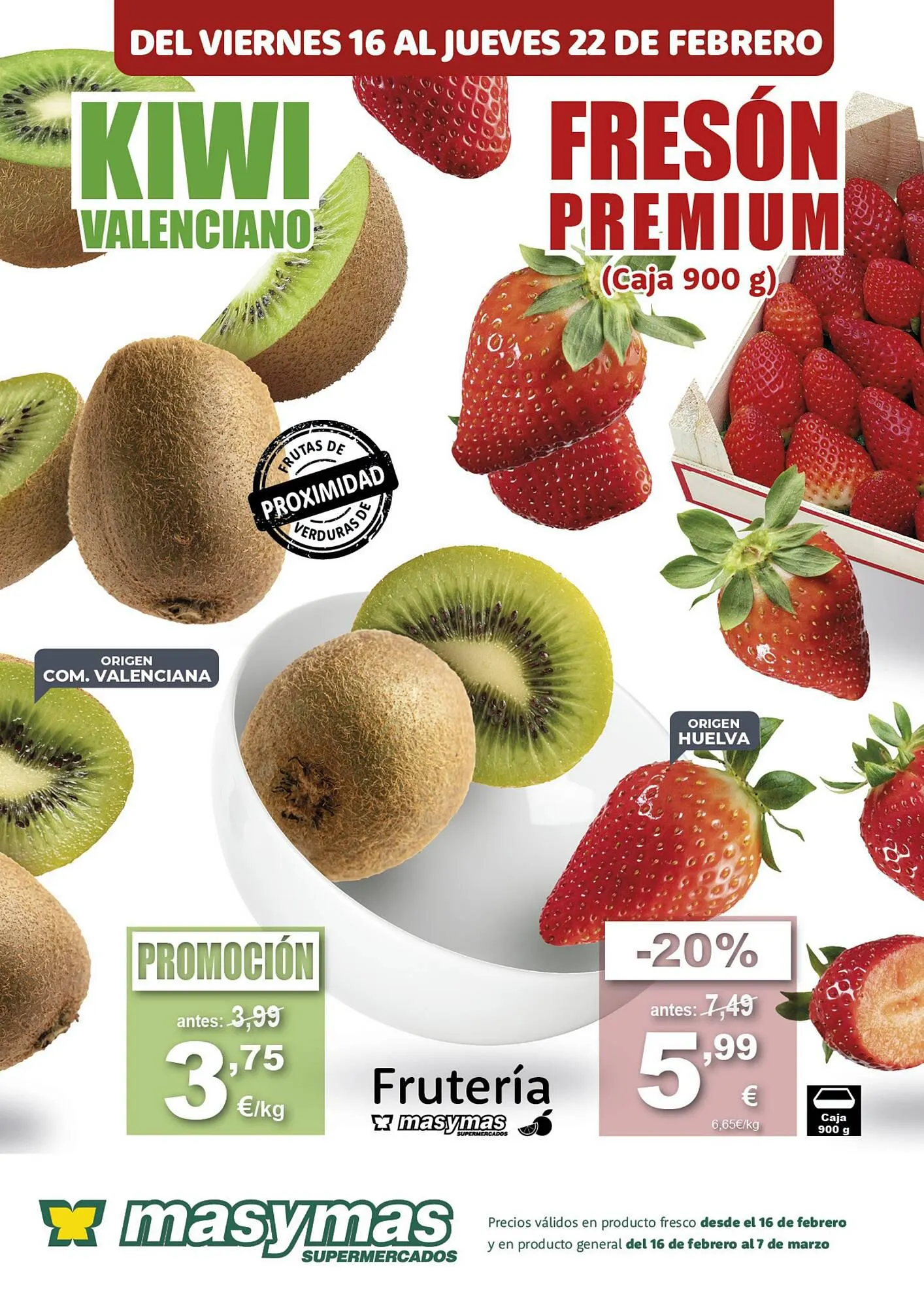 Catálogo de Folleto Masymas 16 de febrero al 22 de febrero 2024 - Página 1