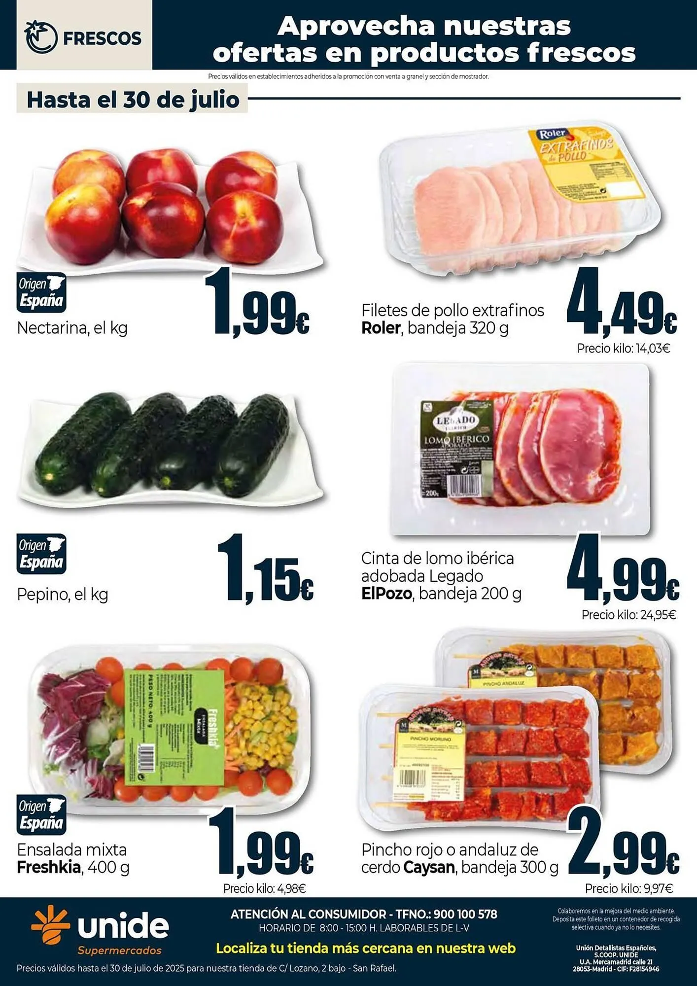 Catálogo de Folleto Unide Supermercados 25 de julio al 30 de julio 2025 - Página 4