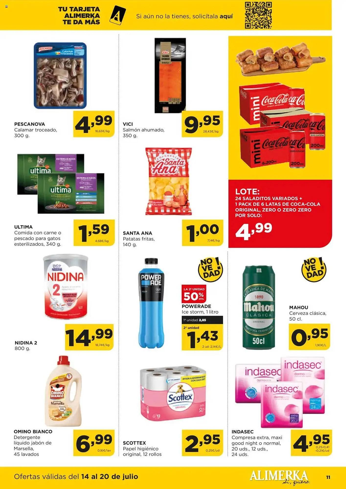 Catálogo de Folleto Alimerka 14 de julio al 20 de julio 2025 - Página 11