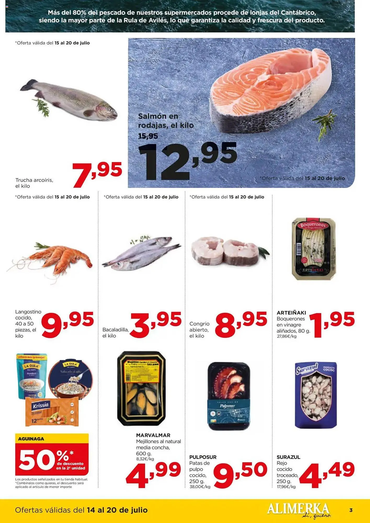 Catálogo de Folleto Alimerka 14 de julio al 20 de julio 2025 - Página 3