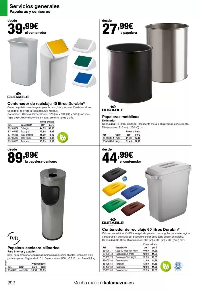 Catálogo de Staples Kalamazoo Catálogo General 9 de enero al 30 de septiembre 2025 - Página 292