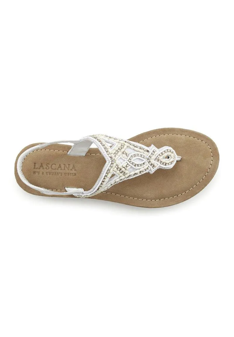 ZEHENTRENNER - Sandalias de dedo - weiß