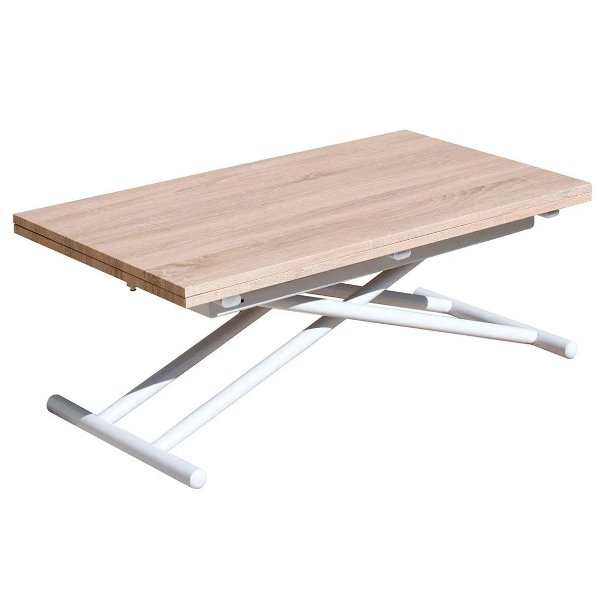 Mesa de centro Up & Down elevable y extensible 4 posiciones 49-76x100x50 cm