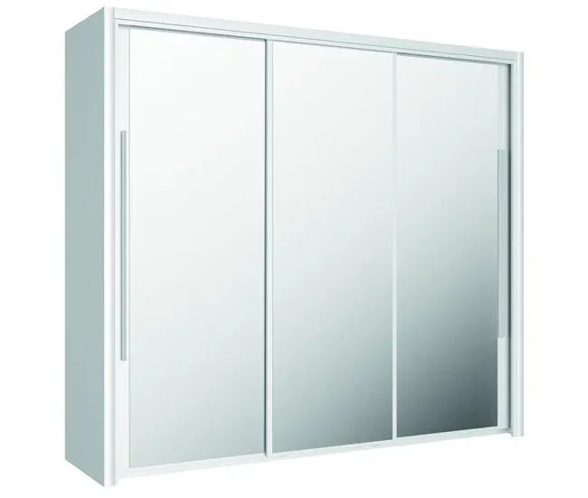 Armario 3 puertas correderas con espejo CYRUS