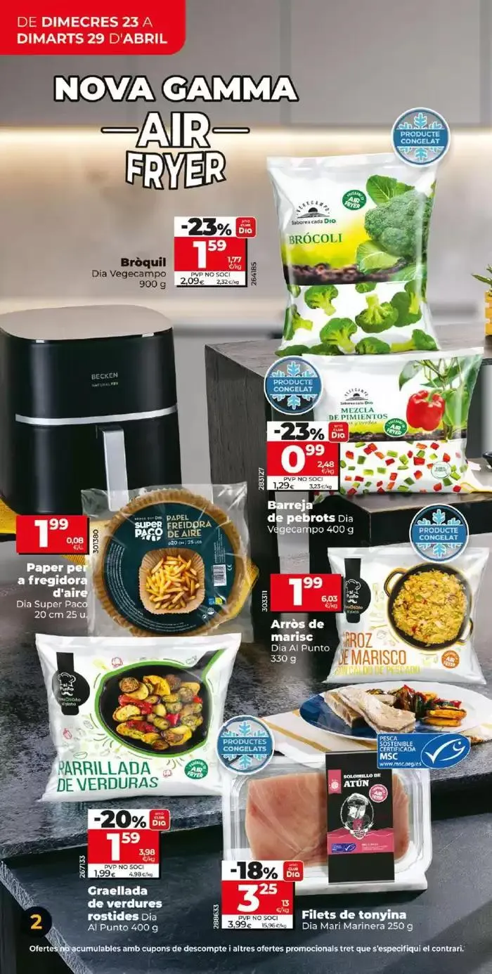 Catálogo de El teu nou Dia del 23/04 al 29/04 23 de abril al 29 de abril 2025 - Página 2