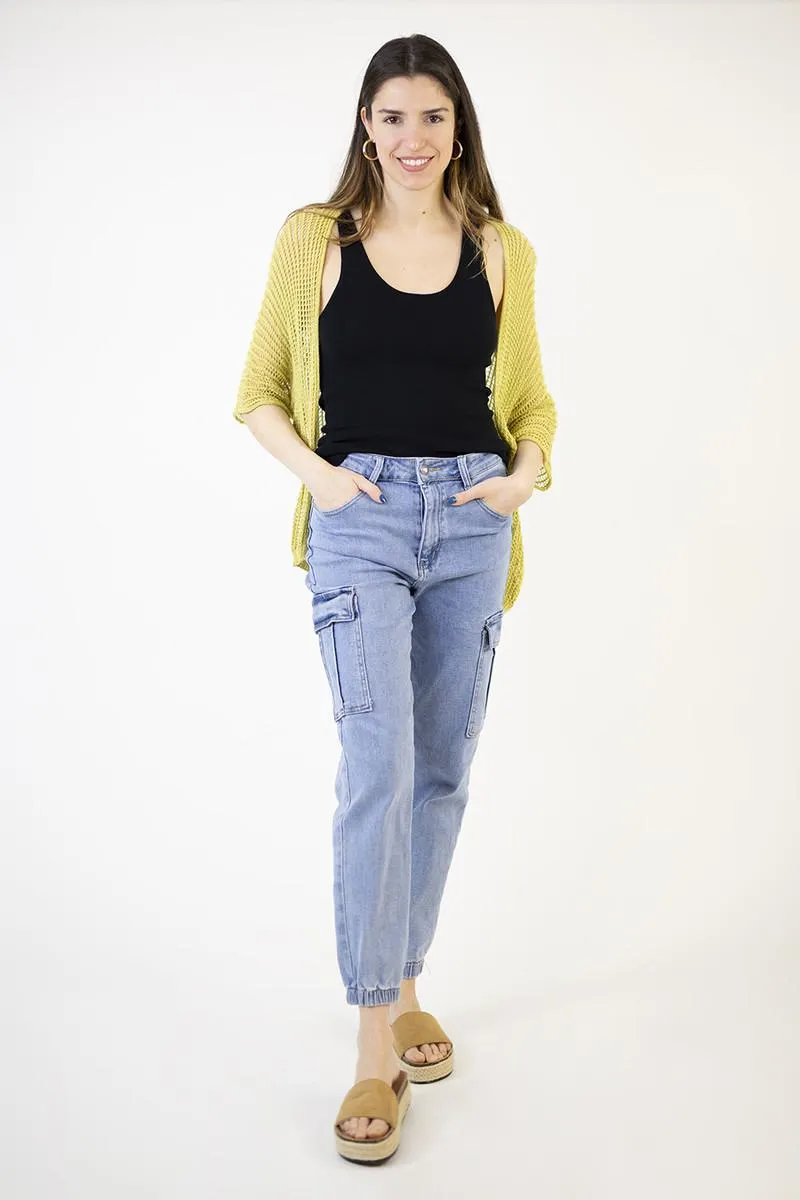 Jeans bolsillos cargo