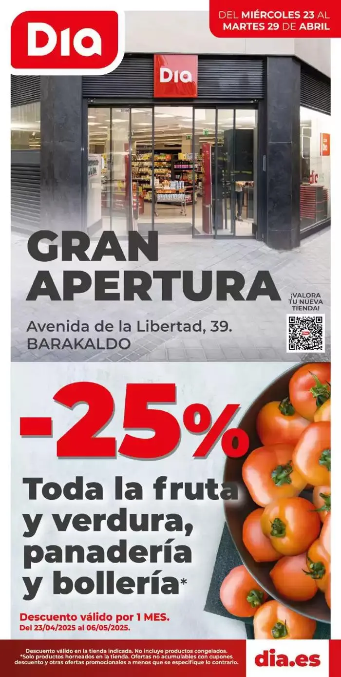 Catálogo de Gran apertura Dia del 23/04 al 29/04 23 de abril al 29 de abril 2025 - Página 1
