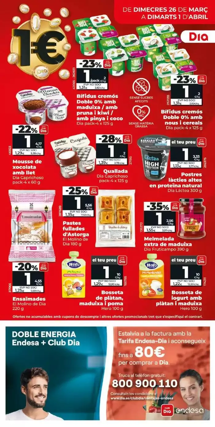 Catálogo de Més de 100 productes a 1€ del 26/03 a l’ 01/04  26 de marzo al 1 de abril 2025 - Página 7