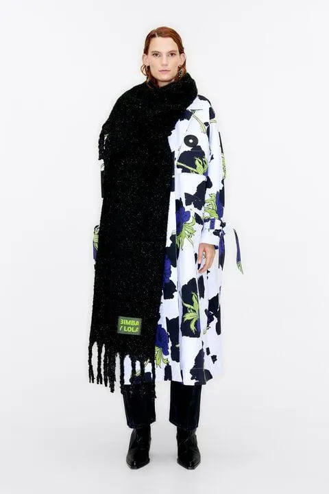 Bufanda lúrex negra