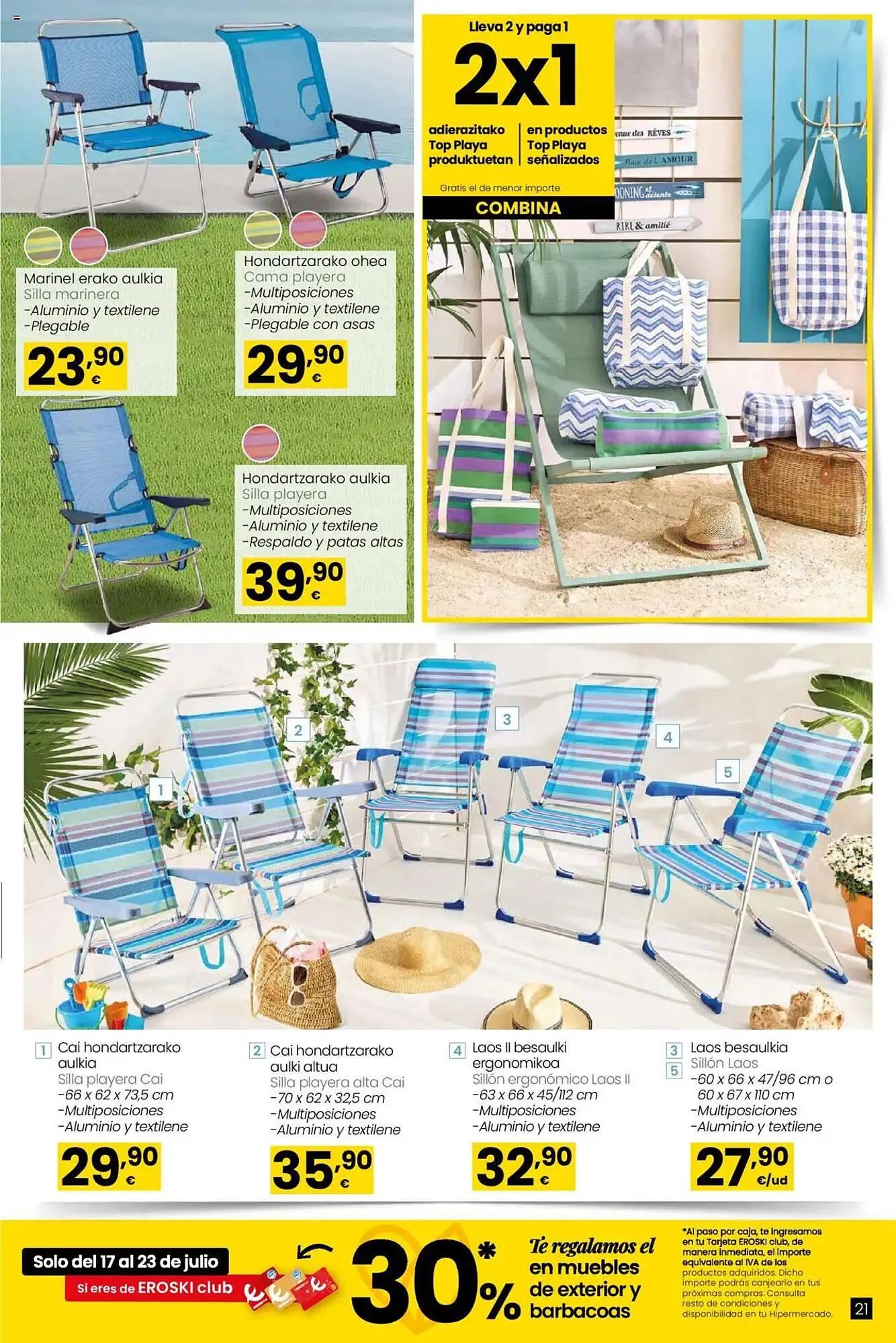 Catálogo de Folleto Eroski 17 de julio al 13 de agosto 2025 - Página 21