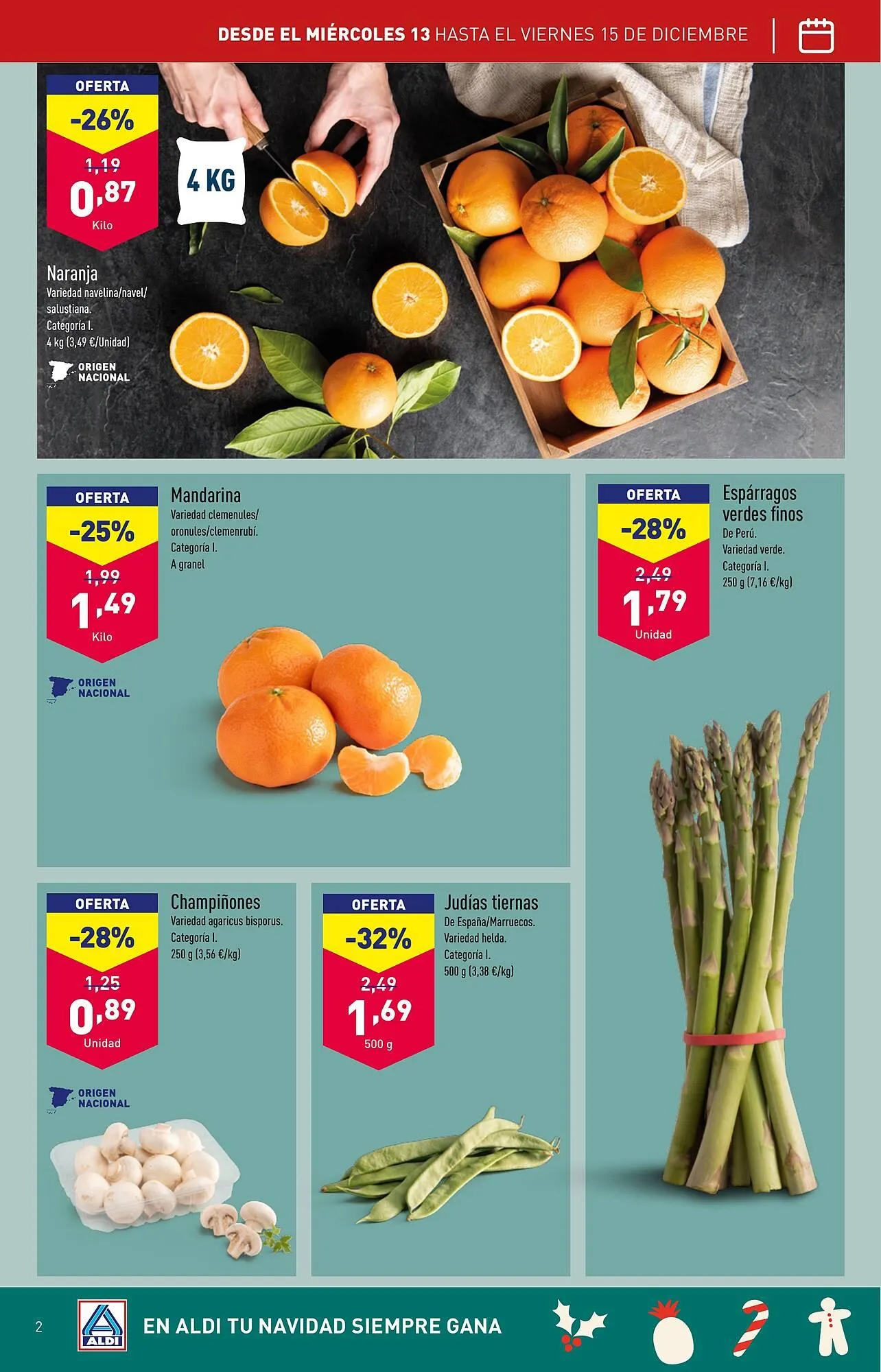 Catálogo de Folleto ALDI 13 de diciembre al 19 de diciembre 2023 - Página 2
