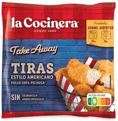 Tiras de pollo americano La Cocinera 360g