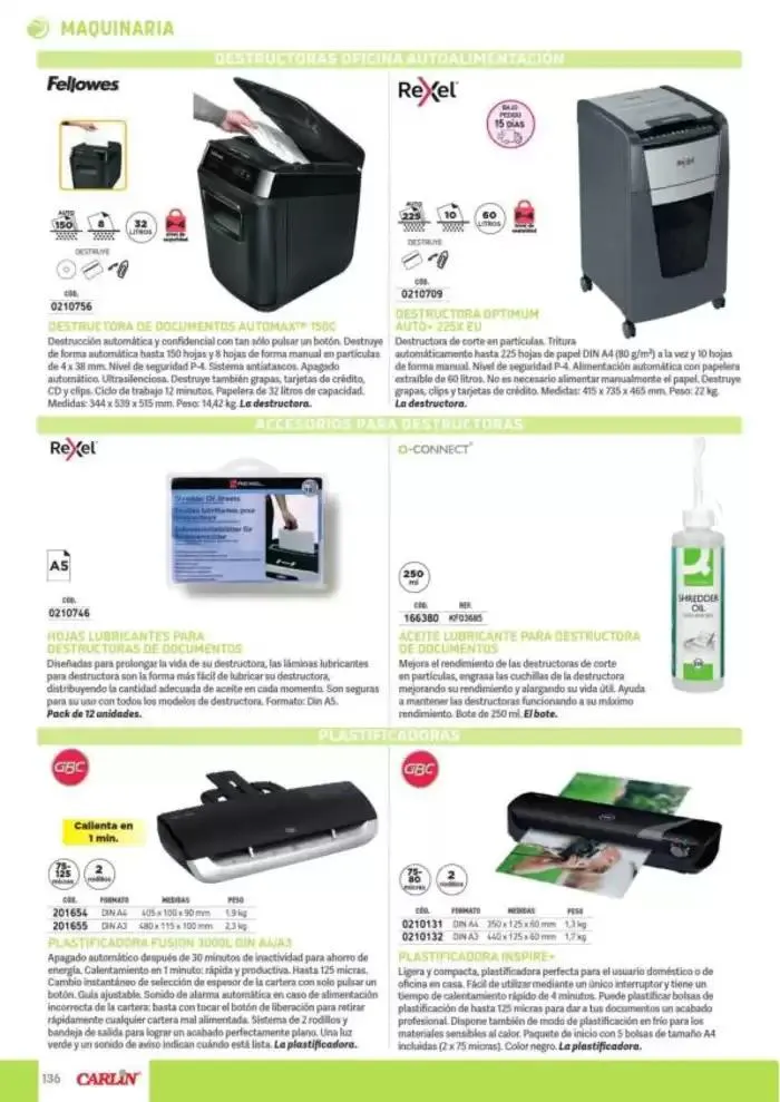 Catálogo de CATÁLOGO 2025 ESENCIAL OFICINA 22 de mayo al 31 de diciembre 2025 - Página 138