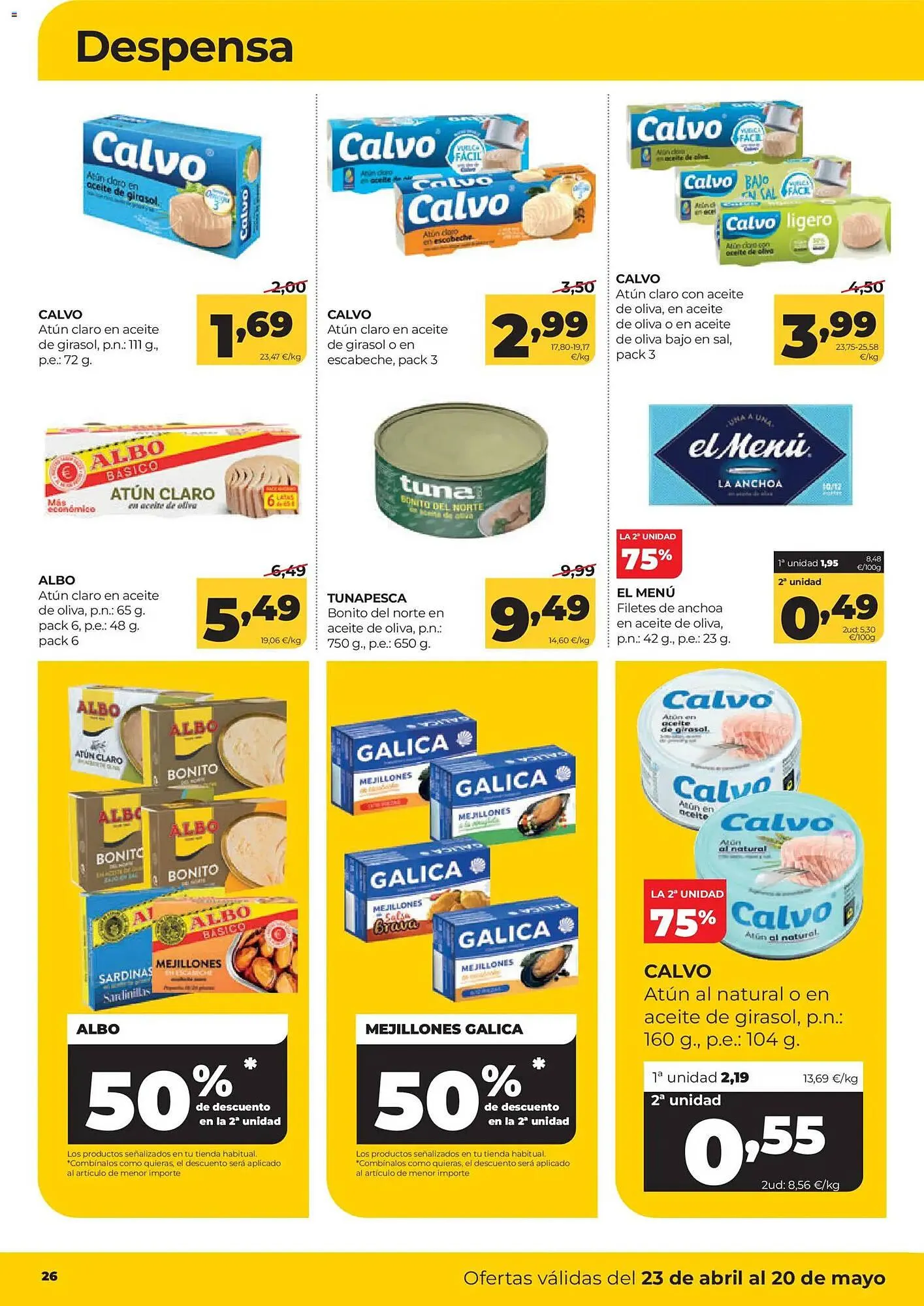 Catálogo de Folleto Alimerka 23 de abril al 20 de mayo 2026 - Página 28