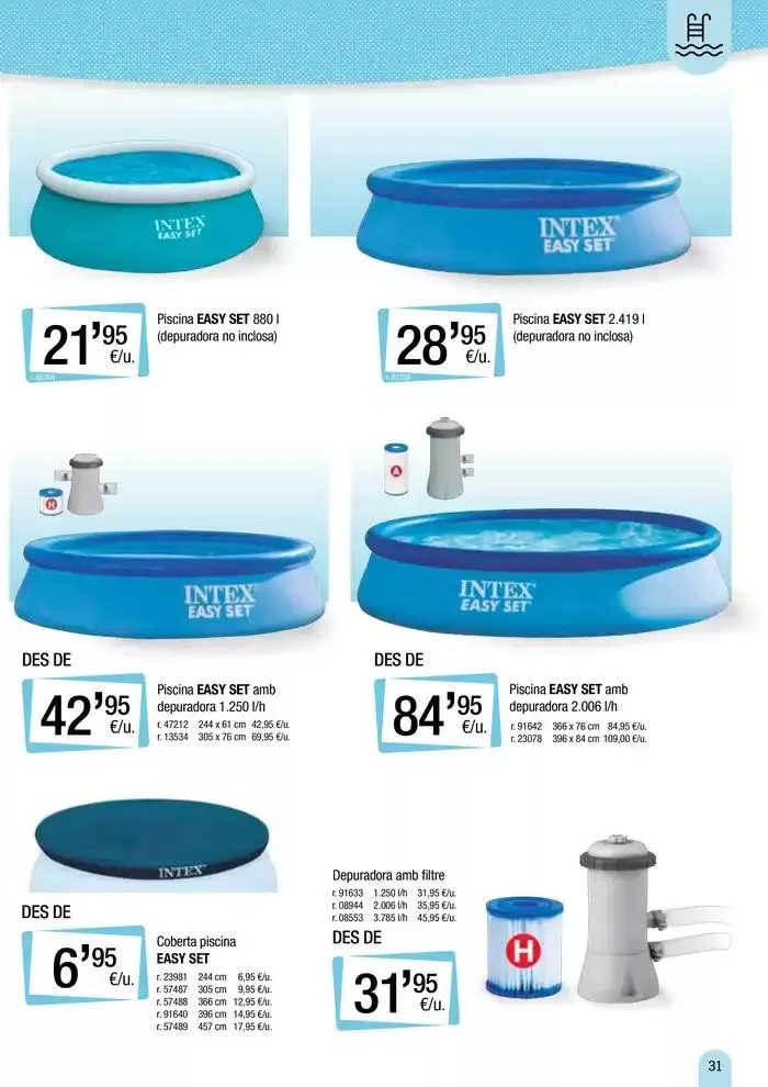 Catálogo de Catàleg vàlid del 18 de març al 25 d’agost 18 de marzo al 25 de agosto 2025 - Página 31