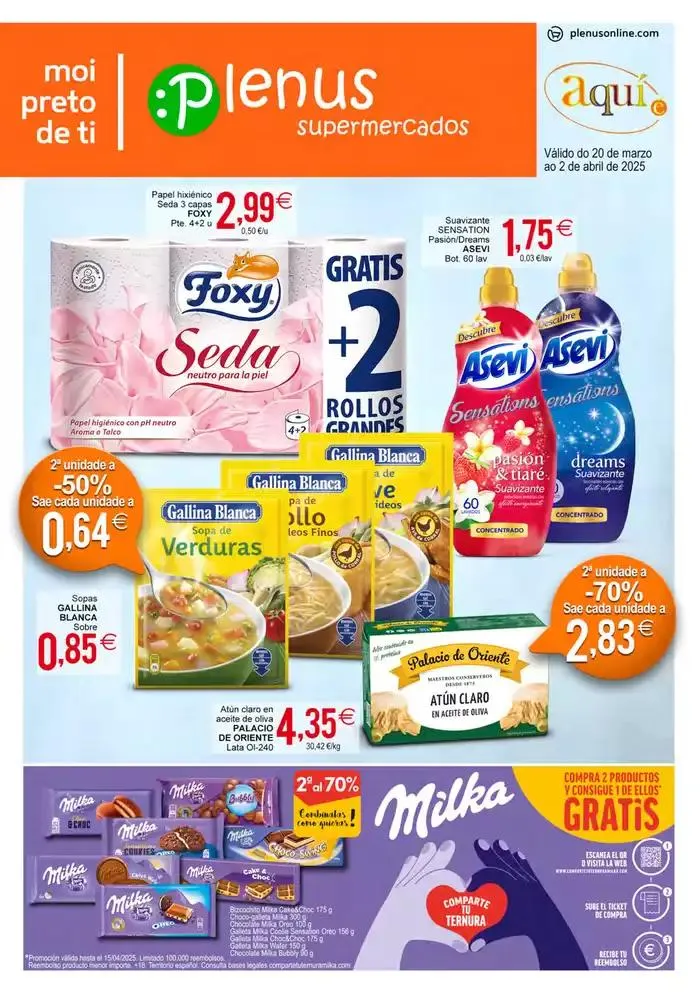 Válido do 20 de marzo ao 2 de abril - 1