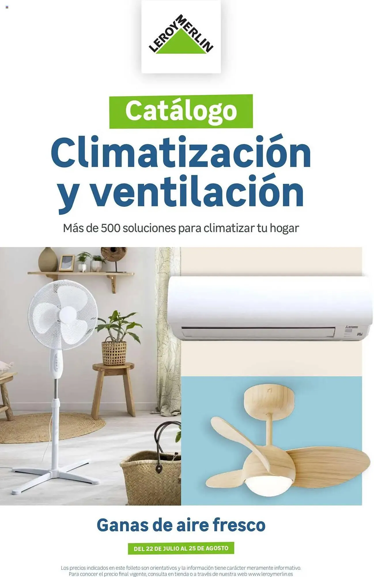 Catálogo de Folleto Leroy Merlin 22 de julio al 25 de agosto 2025 - Página 1