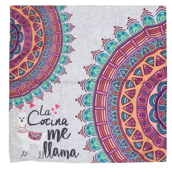 PAÑO MICROFIBRA LLAMA 50X50CM