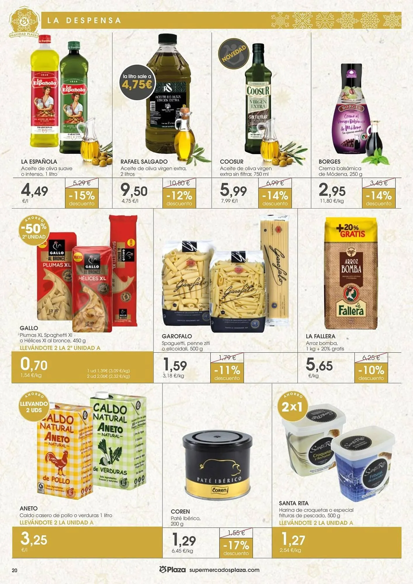 Catálogo de Folleto Supermercados Plaza 4 de diciembre al 17 de diciembre 2025 - Página 20