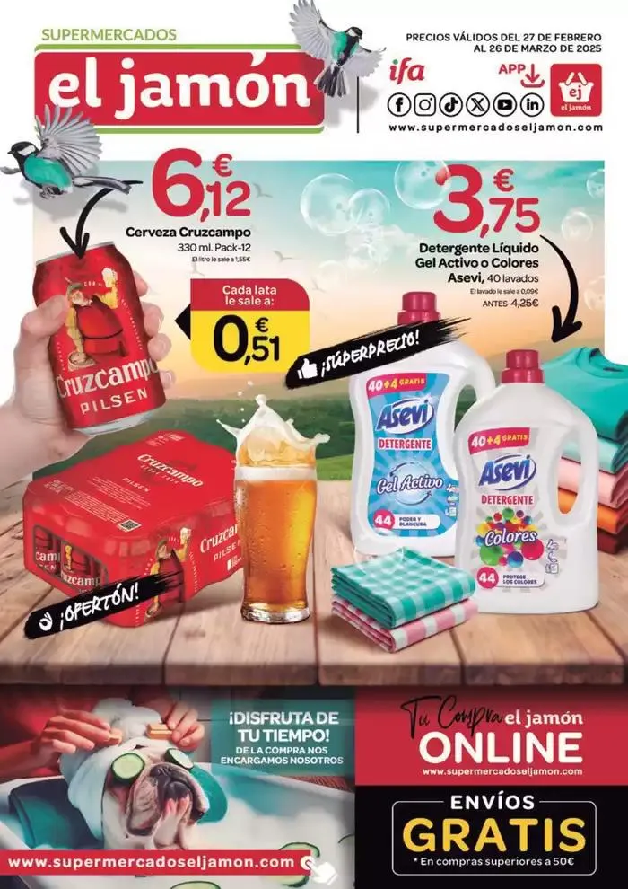 PRECIOS VÁLIDOS DEL 27 DE FEBRERO AL 26 DE MARZO DE 2025  - 1