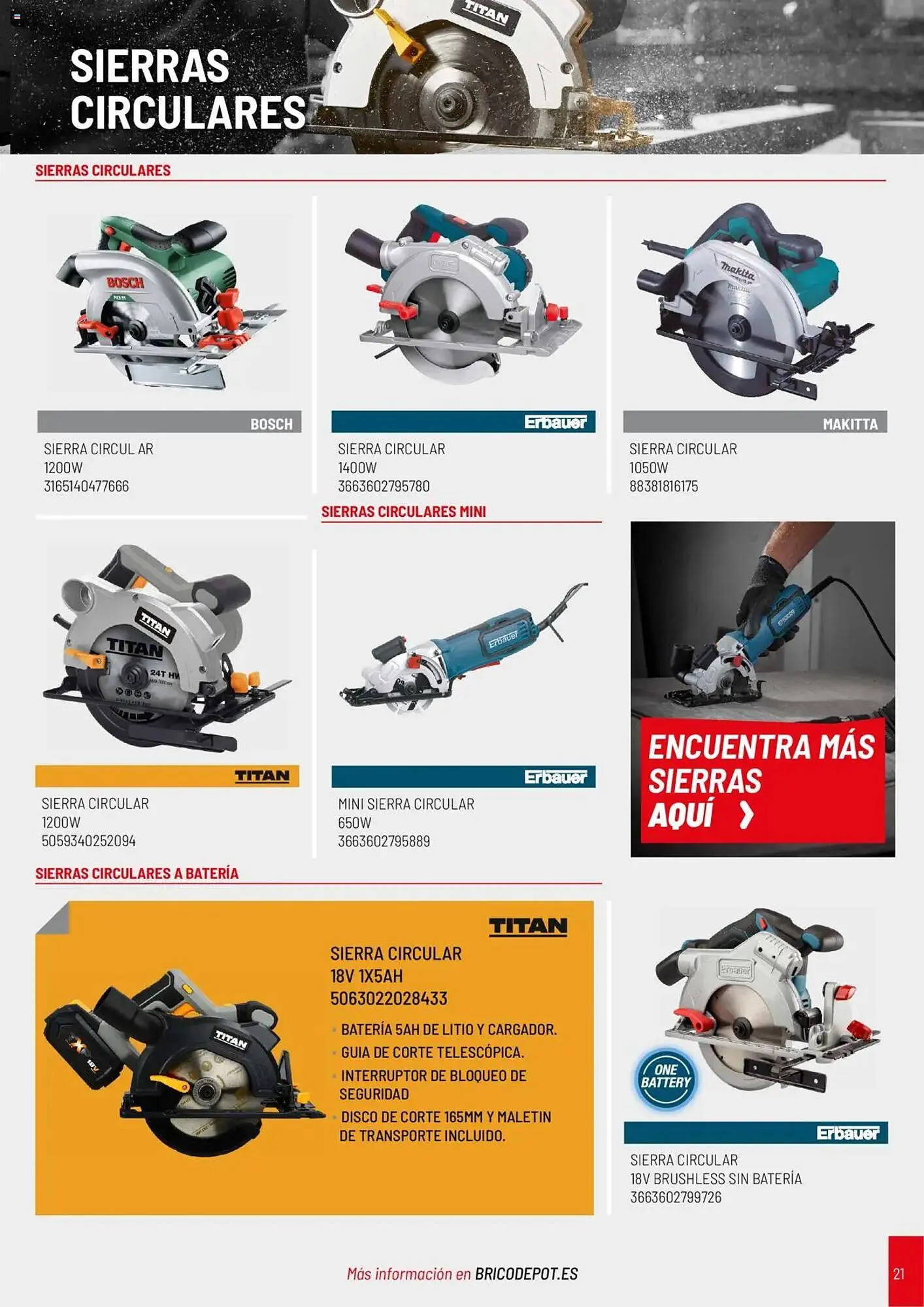 Catálogo de Folleto Brico Depôt 1 de abril al 31 de diciembre 2025 - Página 21