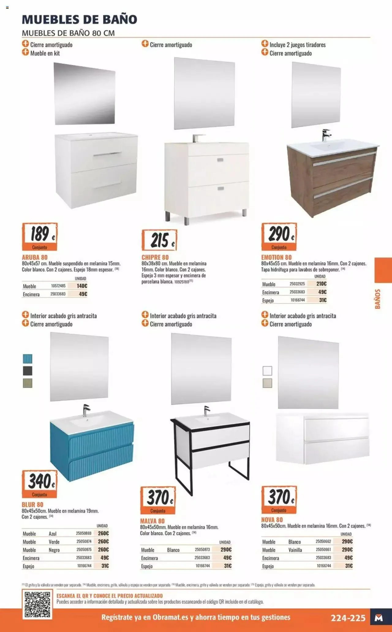 Catálogo de Obramat folleto 8 de marzo al 22 de abril 2024 - Página 225